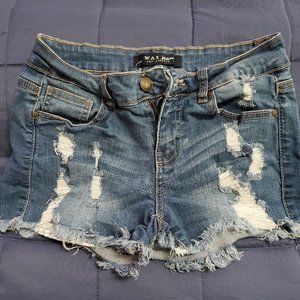 Wax Jean Shorts Womens Size Small